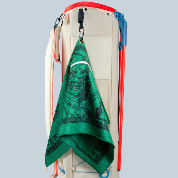 Skull Note Utility Towel (Green)