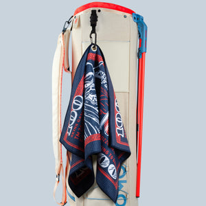 Skull Note Utility Towel (Blue)