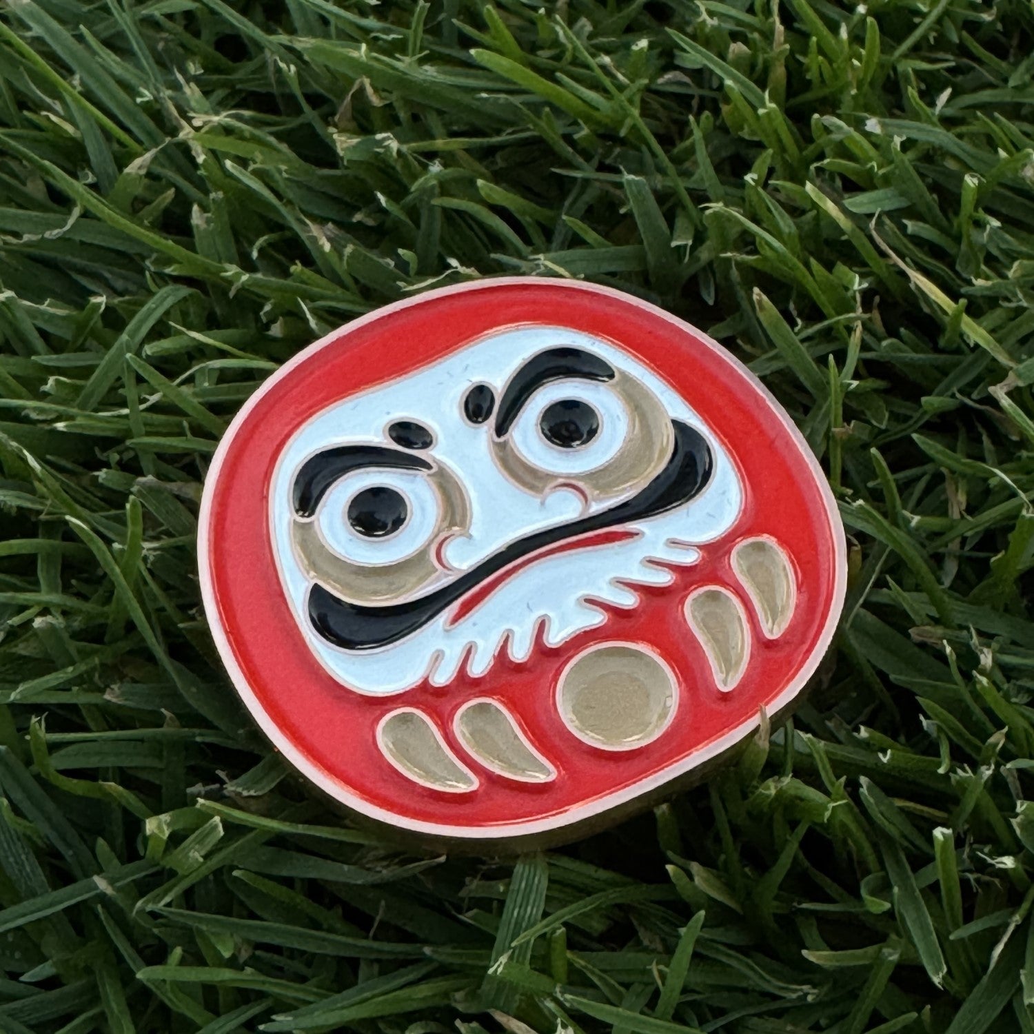 Daruma Lucky Charm Ball Marker