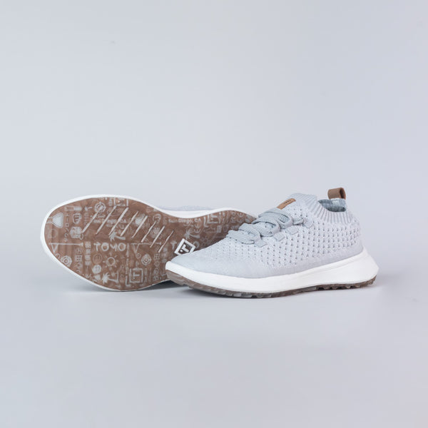 Mulligan TOMO Bravo Frost Grey GOLF sneakers - Men size 11 Mulligan | Tomo Bravo Frost Grey Golf Shoes main image 3
